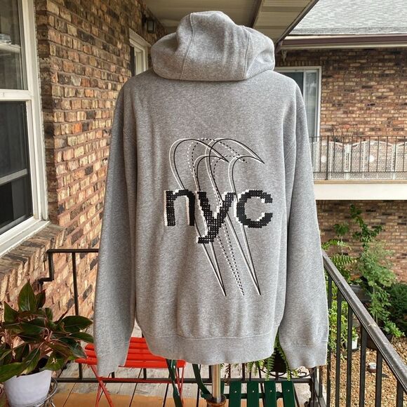 Nike NYC Havy Gray Hoodie for Men - Picture 4 of 7